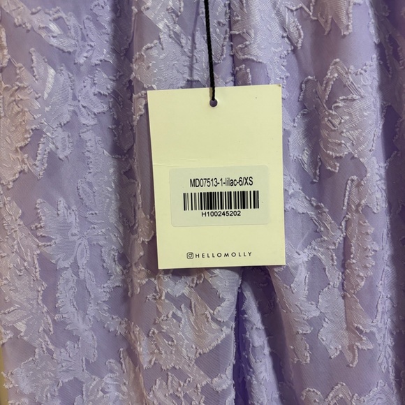 Hello Molly Lilac floral maxi dress - Picture 3 of 3